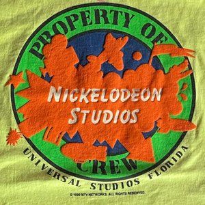 Nick Nickelodeon Studios vintage crew tee t-shirt